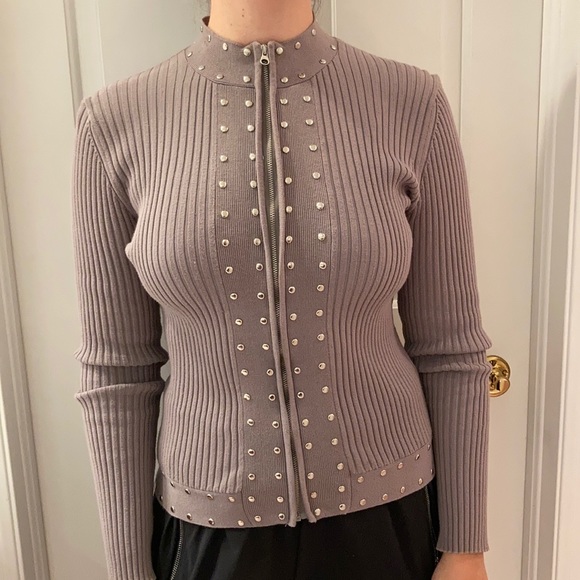 Kenar Gray Cowl Neck Sweater - Picture 4 of 10